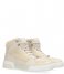 Shabbies Sneakers Mid Top Sneaker Nappa Leather Fur Detail Offwhite (3002)